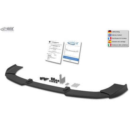 Spoiler anteriore VARIO-X per FIAT Punto 2 Typ 188 Facelift Sporting 06/2003+  (Cod. R-RDFAVX30033)
