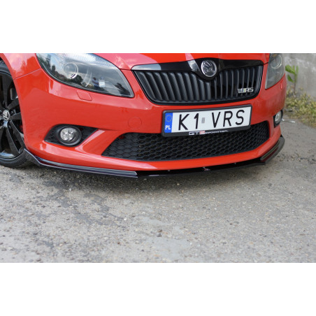 SPLITTER ANTERIORE SKODA FABIA MK2 RS (Cod. M-SK-FA-2-RS-FD1G)