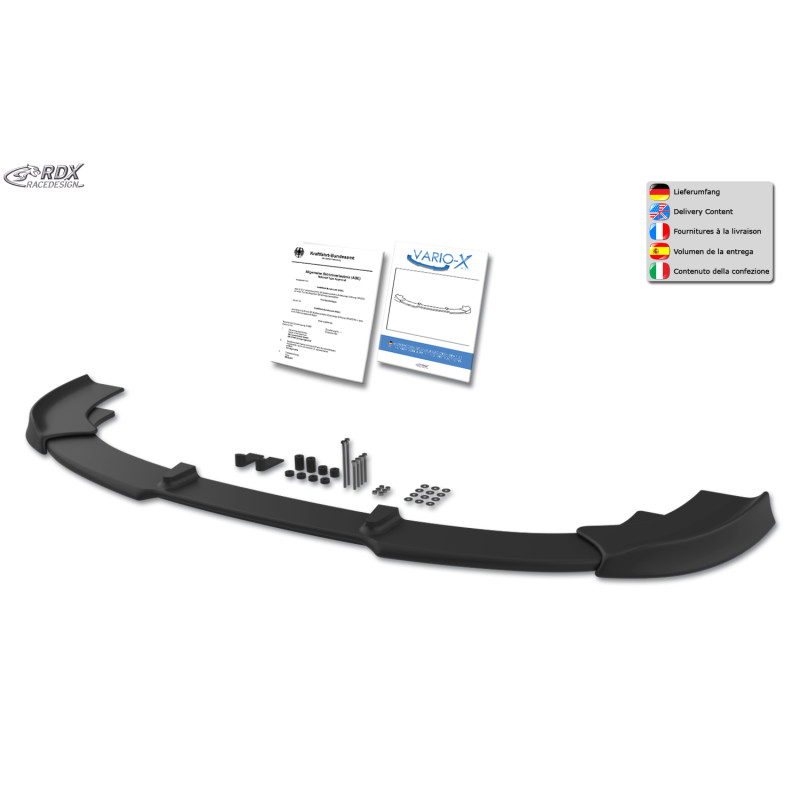 Spoiler anteriore VARIO-X per BMW serie 6 E63 / E64 2007+  - BMW serie 6 (E63/E64) (Cod. R-RDFAVX301