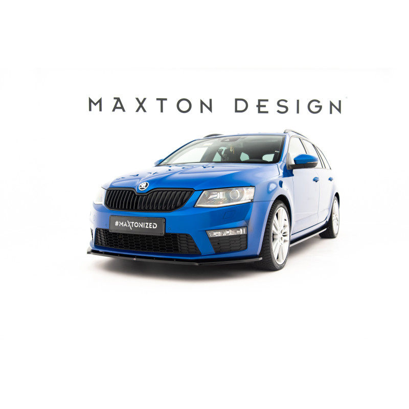 SPLITTER ANTERIORE V.1 Skoda Octavia RS Mk3  (Cod. M-SK-OC-3-RS-FD1G)