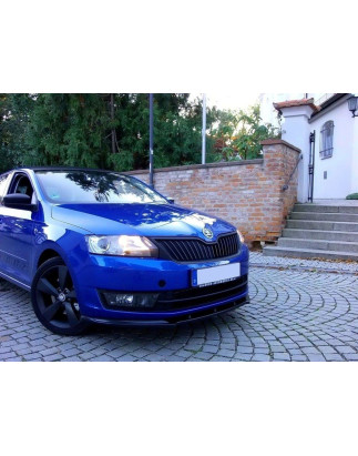 SPLITTER ANTERIORE V.1 Skoda Rapid (Cod. M-SK-RA-1-FD1G)