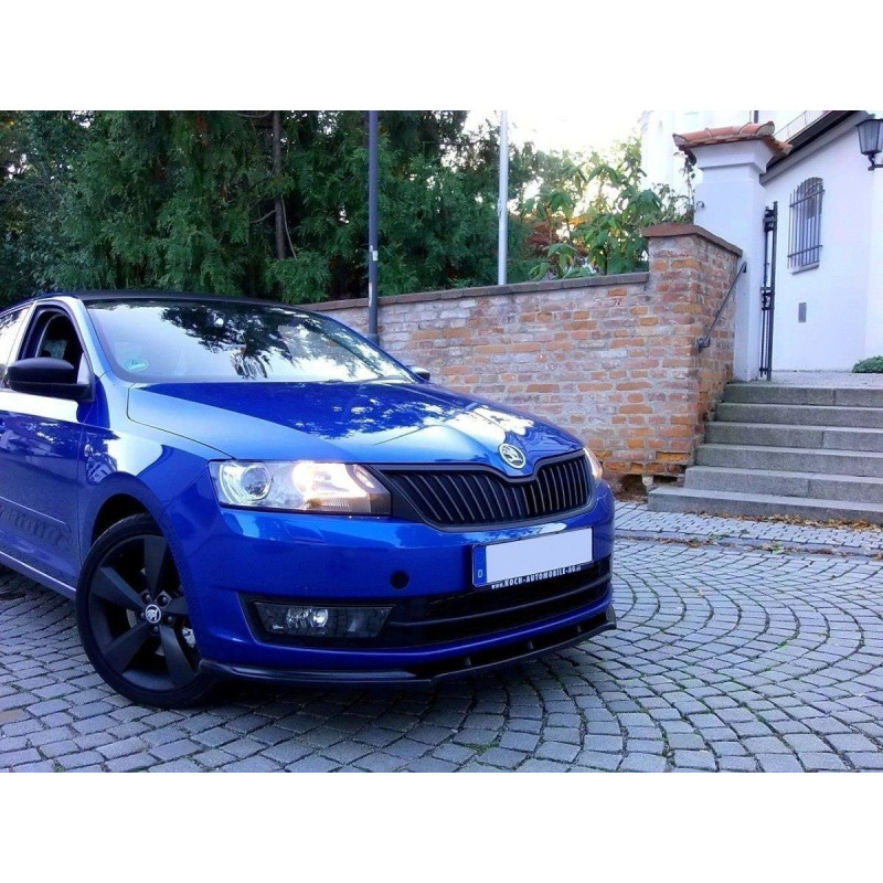 SPLITTER ANTERIORE V.1 Skoda Rapid (Cod. M-SK-RA-1-FD1G)