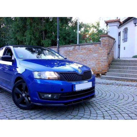 SPLITTER ANTERIORE V.1 Skoda Rapid (Cod. M-SK-RA-1-FD1G)