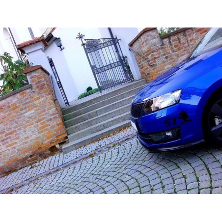 SPLITTER ANTERIORE V.1 Skoda Rapid (Cod. M-SK-RA-1-FD1G)