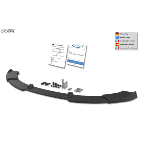 Spoiler anteriore VARIO-X per DACIA Sandero 1 (SD/SDR) (Cod. R-RDFAVX30212)