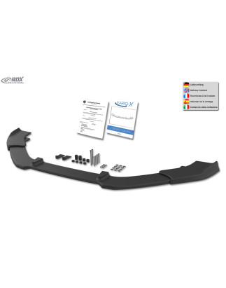 Spoiler anteriore VARIO-X per SKODA Rapid (NH) 2012+  (Cod. R-RDFAVX30225)