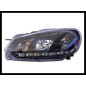 Fari Day Light Volkswagen Golf 6 09-12 Black (Cod. E-FAW118)