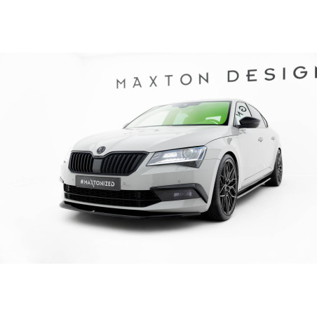 SPLITTER ANTERIORE V.1 Skoda Superb Liftback / Combi Mk3 (Cod. M-SK-SU-3-FD1G)