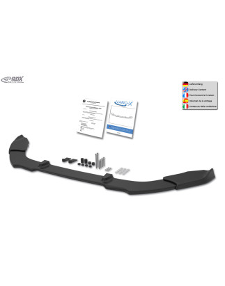 Spoiler anteriore VARIO-X per FORD Fiesta MK7 JA8 JR8 (2012-2017)  (Cod. R-RDFAVX30264)