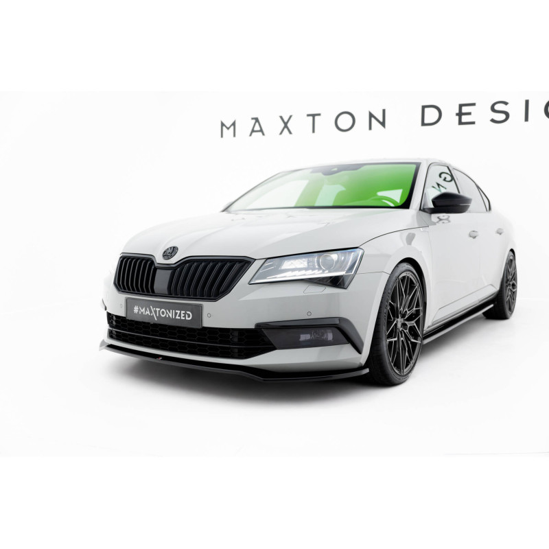 SPLITTER ANTERIORE V.2 Skoda Superb Liftback / Combi Mk3 (Cod. M-SK-SU-3-FD2G)