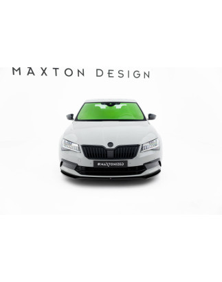 SPLITTER ANTERIORE V.2 Skoda Superb Liftback / Combi Mk3 (Cod. M-SK-SU-3-FD2G)