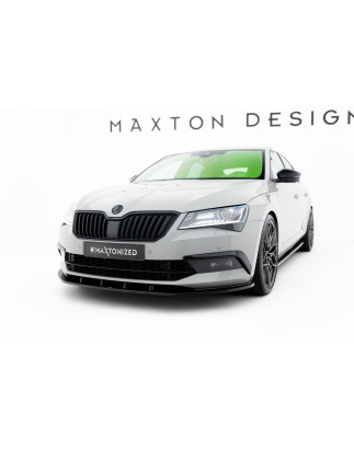 SPLITTER ANTERIORE V.3 Skoda Superb Liftback / Combi Mk3 (Cod. M-SK-SU-3-FD3G)