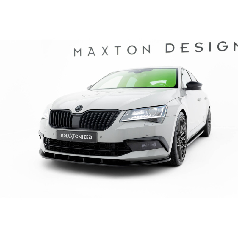 SPLITTER ANTERIORE V.3 Skoda Superb Liftback / Combi Mk3 (Cod. M-SK-SU-3-FD3G)