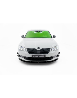 SPLITTER ANTERIORE V.3 Skoda Superb Liftback / Combi Mk3 (Cod. M-SK-SU-3-FD3G)