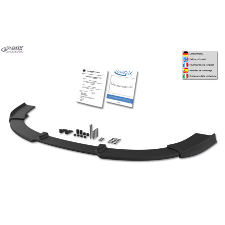 Spoiler anteriore VARIO-X per MITSUBISHI Lancer Sportberlina 2008+  (Cod. R-RDFAVX30394)