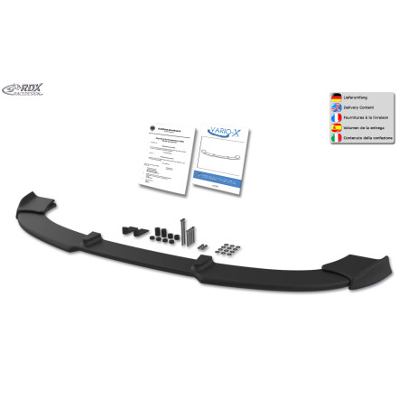 Spoiler anteriore VARIO-X per PEUGEOT 206 (big Front)  (Cod. R-RDFAVX30442)