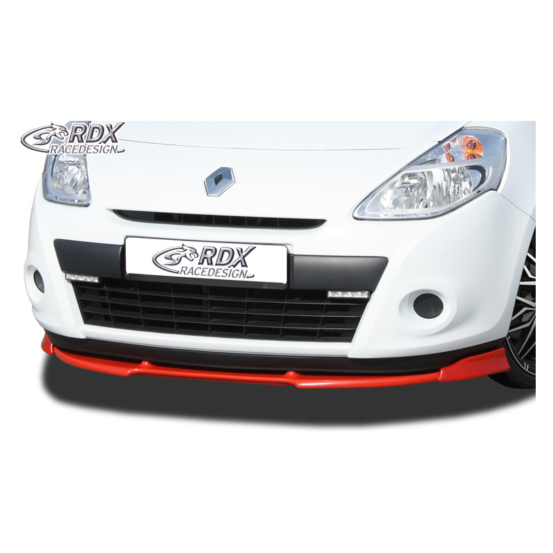 Spoiler anteriore VARIO-X per RENAULT Clio 3 Phase 2 (not RS)  - RENAULT Clio 3 II (Cod. R-RDFAVX304