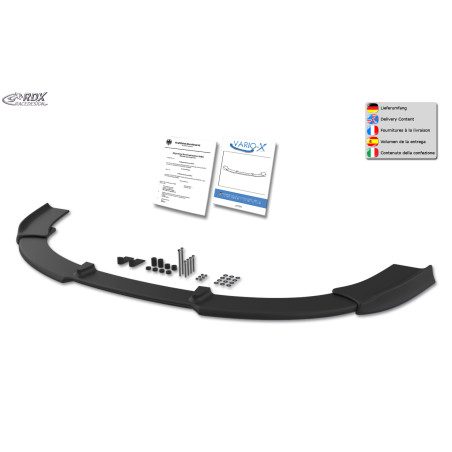 Spoiler anteriore VARIO-X per RENAULT Espace 4 JK Facelift / Phase 2 2006+  (Cod. R-RDFAVX30491)
