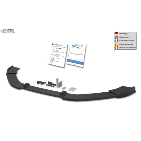 Spoiler anteriore VARIO-X per VW Scirocco 3 (2009-2014)  (Cod. R-RDFAVX30579)