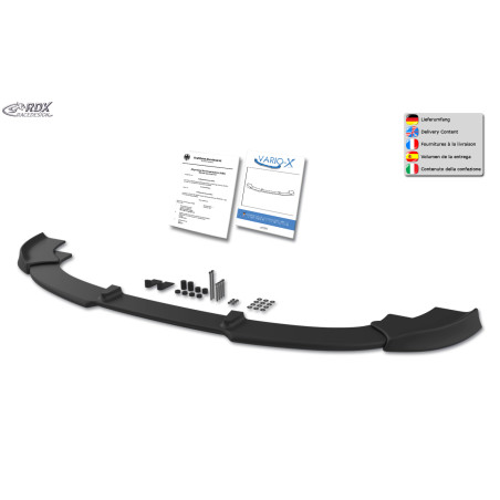 Spoiler anteriore VARIO-X per VW T5 2009+ (Cod. R-RDFAVX30595)