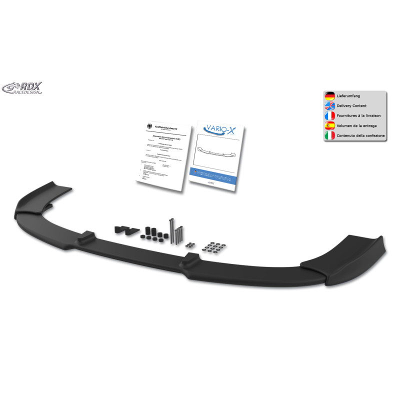 Spoiler anteriore VARIO-X per AUDI A4 8E B7 (DTM-Edition paraurti)  - AUDI A4 (B7) (Cod. R-RDFAVX306