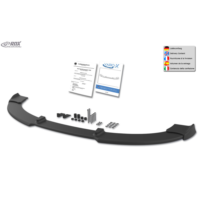 Spoiler anteriore VARIO-X per DAEWOO Kalos 2002-2008 (3/5-porte)  (Cod. R-RDFAVX30628)