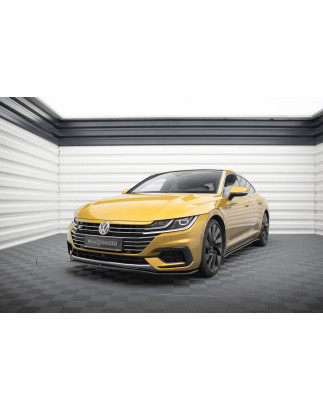 SPLITTER ANTERIORE V.1 Volkswagen Arteon R-Line berlina / Shooting Brake Mk1 (Cod. M-VW-AR-1-RLINE-F