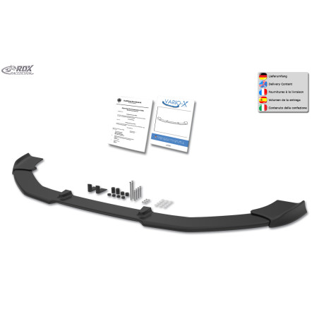 Spoiler anteriore VARIO-X per BMW M6 F12 / F13 2012+  - BMW serie 6 (F12/F13/) (Cod. R-RDFAVX30730)