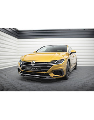 SPLITTER ANTERIORE V.2 Volkswagen Arteon R-Line berlina / Shooting Brake Mk1 (Cod. M-VW-AR-1-RLINE-F