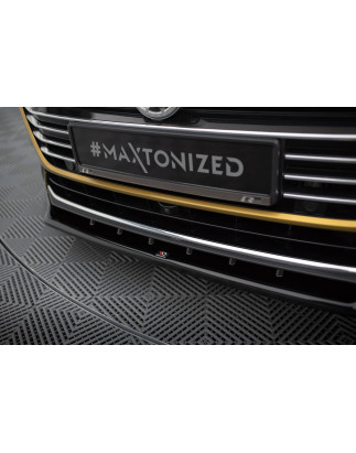 SPLITTER ANTERIORE V.2 Volkswagen Arteon R-Line berlina / Shooting Brake Mk1 (Cod. M-VW-AR-1-RLINE-F