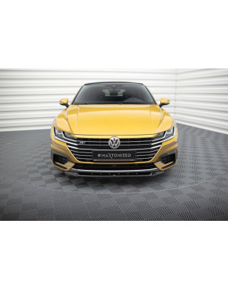 SPLITTER ANTERIORE V.2 Volkswagen Arteon R-Line berlina / Shooting Brake Mk1 (Cod. M-VW-AR-1-RLINE-F