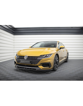 SPLITTER ANTERIORE V.3 Volkswagen Arteon R-Line berlina / Shooting Brake Mk1 (Cod. M-VW-AR-1-RLINE-F