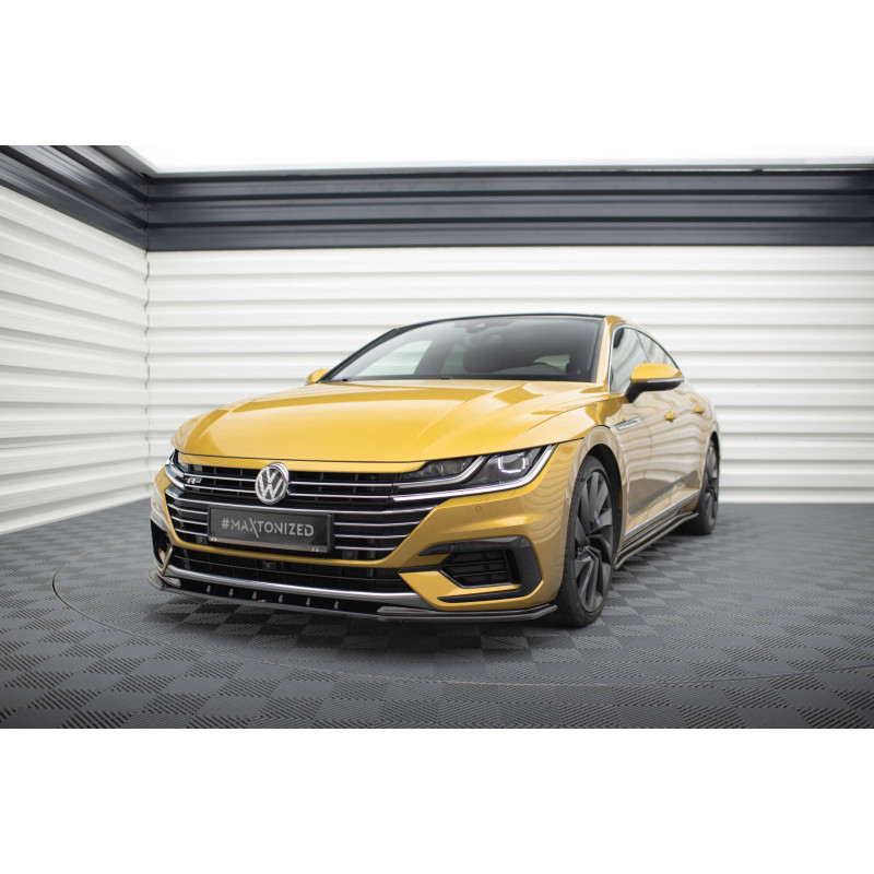 SPLITTER ANTERIORE V.3 Volkswagen Arteon R-Line berlina / Shooting Brake Mk1 (Cod. M-VW-AR-1-RLINE-F