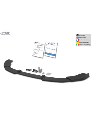 Spoiler anteriore VARIO-X per VW Golf 7 Facelift 2017+ R-Line & R  Golf 7 (Cod. R-RDFAVX30837)