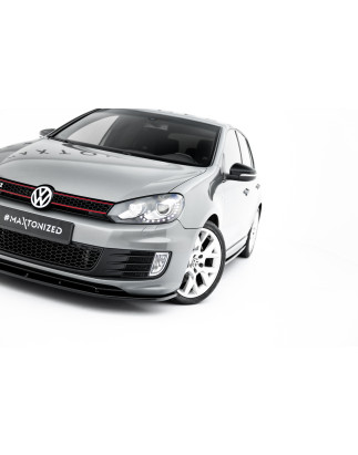 SPLITTER ANTERIORE VER.2 VW GOLF VI (per golf GTI 35TH) (Cod. M-VW-GO-6-GTI-35TH-FD2G)