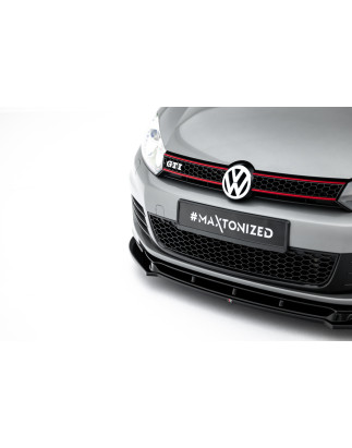 SPLITTER ANTERIORE VW GOLF VI GTI 35TH (Cod. M-VW-GO-6-35TH-FD1G)