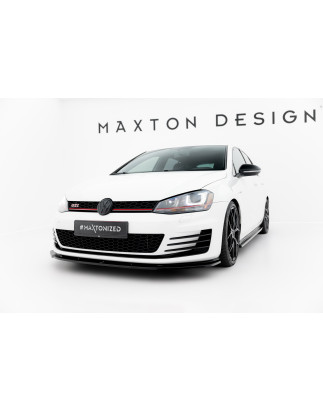 SPLITTER ANTERIORE V.1 Volkswagen Golf GTI / GTD Mk7  (Cod. M-VW-GO-7-GTI-FD1G)