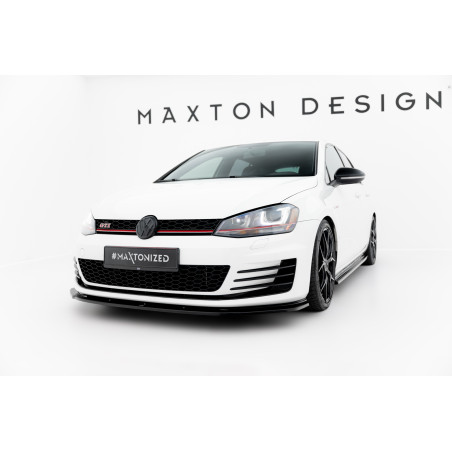 SPLITTER ANTERIORE V.1 Volkswagen Golf GTI / GTD Mk7  (Cod. M-VW-GO-7-GTI-FD1G)