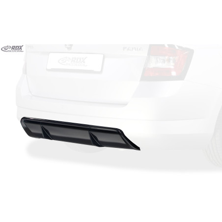 Sottoparaurti posteriore per SKODA Fabia 3 Combi (5J/NJ) 2014-2019 StationWagon Diffusor (Cod. R-RDH