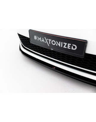 SPLITTER ANTERIORE V.1 Volkswagen Golf GTI / GTD Mk7  (Cod. M-VW-GO-7-GTI-FD1G)