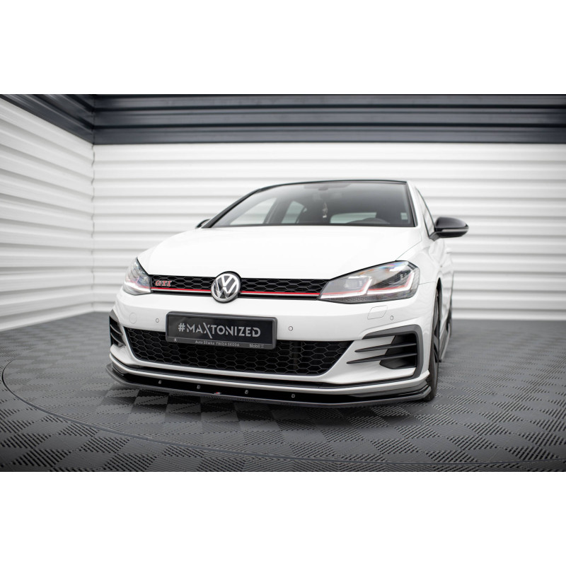 SPLITTER ANTERIORE V.1 Volkswagen Golf GTI / GTD Mk7 Facelift (Cod. M-VW-GO-7F-GTI-FD1G)