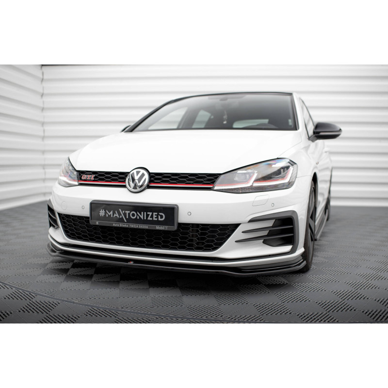 SPLITTER ANTERIORE V.2 Volkswagen Golf GTI / GTD Mk7 Facelift (Cod. M-VW-GO-7F-GTI-FD2G)