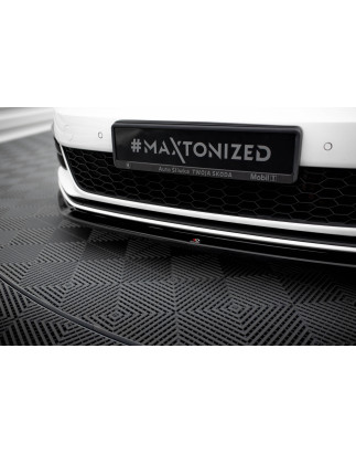 SPLITTER ANTERIORE V.2 Volkswagen Golf GTI / GTD Mk7 Facelift (Cod. M-VW-GO-7F-GTI-FD2G)