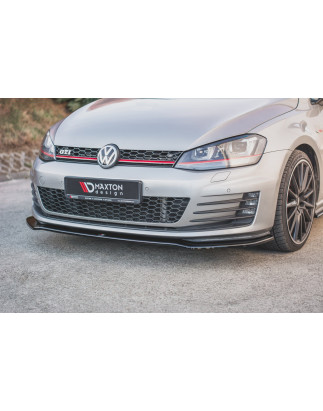 SPLITTER ANTERIORE V.2 Volkswagen Golf GTI / GTD Mk7  (Cod. M-VW-GO-7-GTI-FD2G)