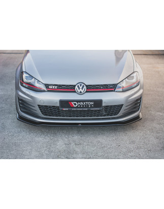 SPLITTER ANTERIORE V.2 Volkswagen Golf GTI / GTD Mk7  (Cod. M-VW-GO-7-GTI-FD2G)