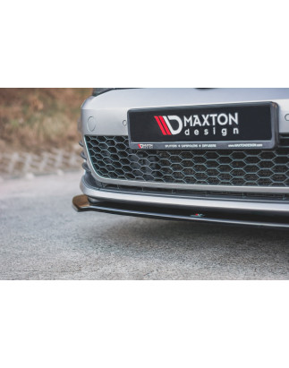 SPLITTER ANTERIORE V.2 Volkswagen Golf GTI / GTD Mk7  (Cod. M-VW-GO-7-GTI-FD2G)