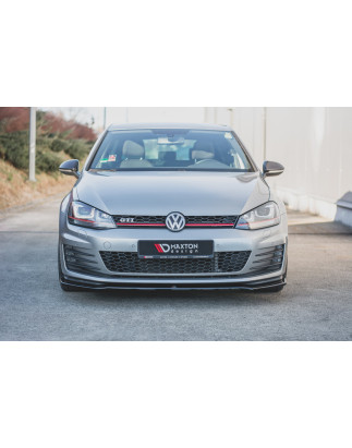 SPLITTER ANTERIORE V.2 Volkswagen Golf GTI / GTD Mk7  (Cod. M-VW-GO-7-GTI-FD2G)