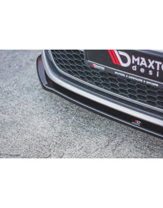 SPLITTER ANTERIORE V.2 Volkswagen Golf GTI / GTD Mk7  (Cod. M-VW-GO-7-GTI-FD2G)