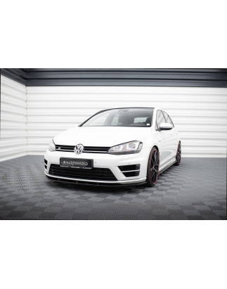 SPLITTER ANTERIORE V.1 Volkswagen Golf R / R-Line Mk7  (Cod. M-VW-GO-7-R-FD1G)