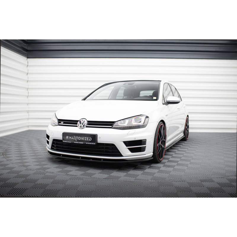 SPLITTER ANTERIORE V.1 Volkswagen Golf R / R-Line Mk7  (Cod. M-VW-GO-7-R-FD1G)